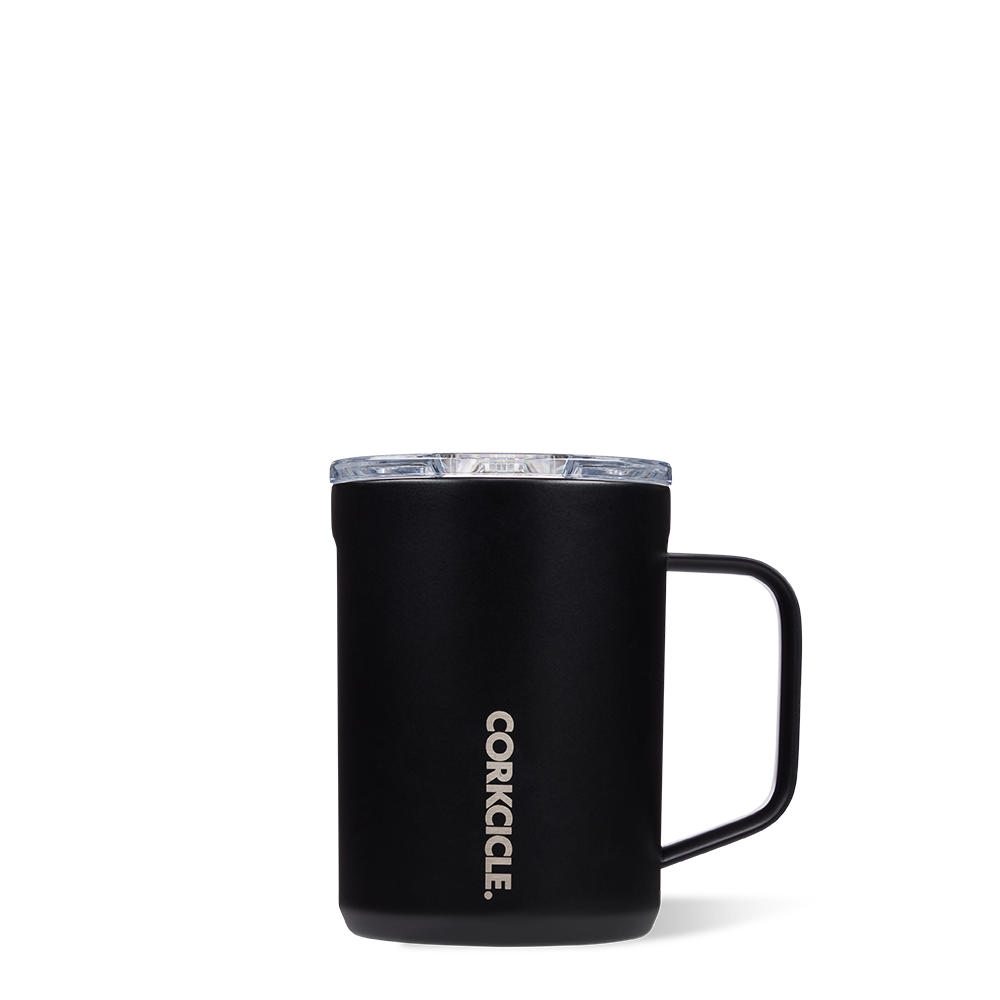 Corkcicle Triple Insulated Stainless Steel Mug 16oz | Matte Black
