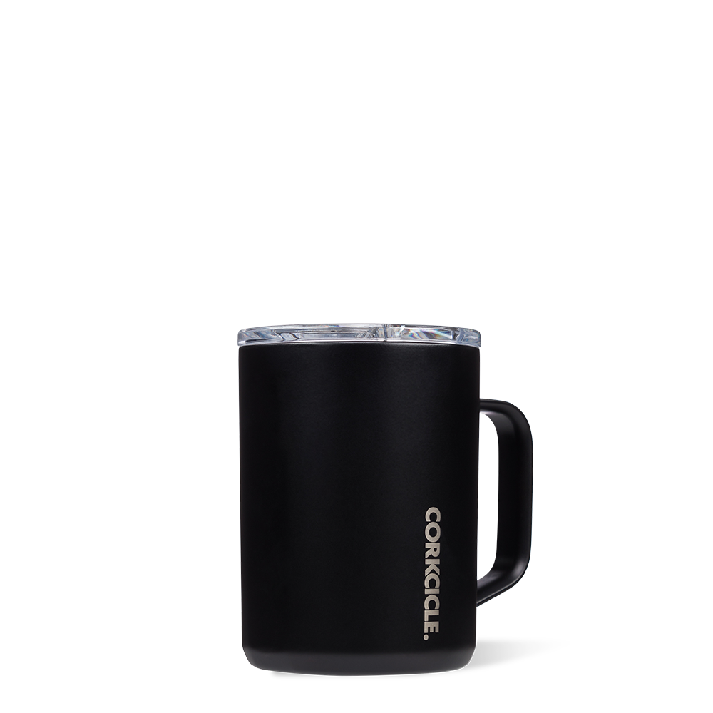 Corkcicle Triple Insulated Stainless Steel Mug 16oz | Matte Black