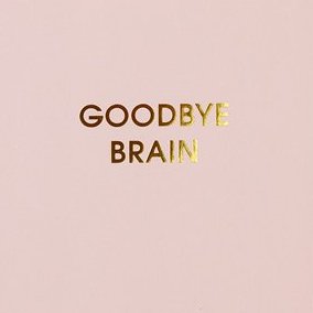 Chez Gagne Mini Journals Goodbye Brain