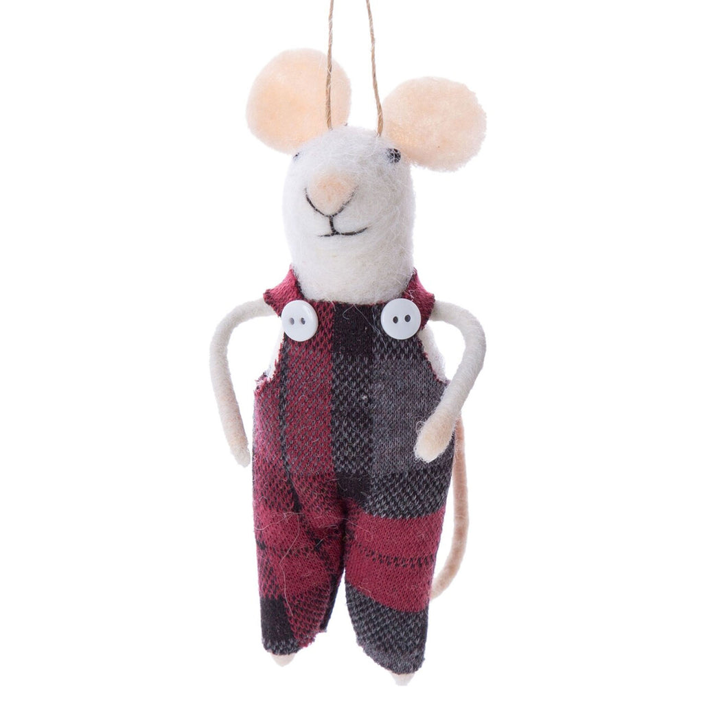 Mouse Ornament | Party in Plaid, RGB and Martin 