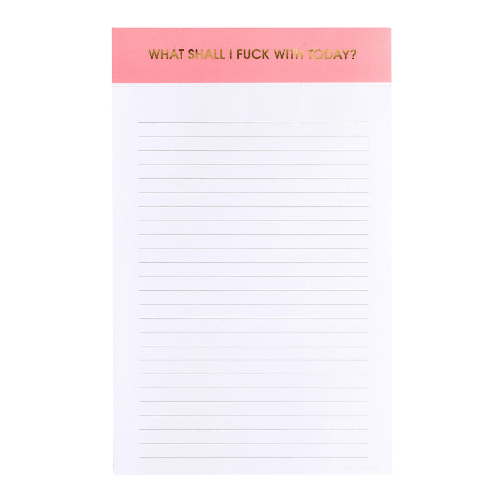 Chez Gagne Notepad | Fuck With Today, Designed by USA