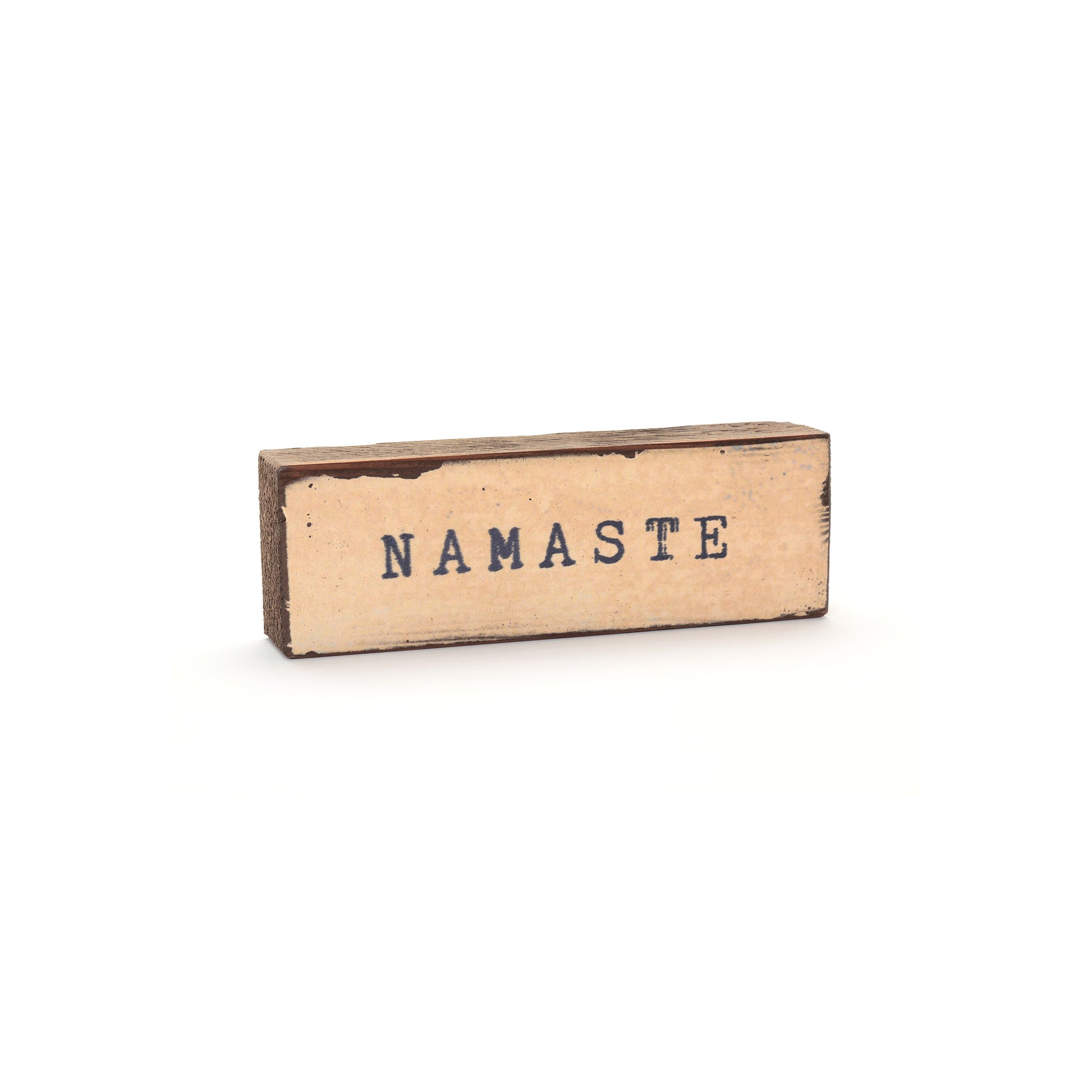 Shelf & Wall Art | Handmade Wood Block, Inspirational Quote