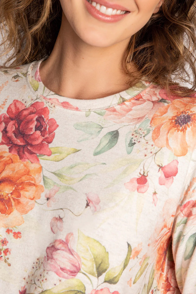 PJ Salvage Brunch in Bed Top | Floral, Designed in the USA