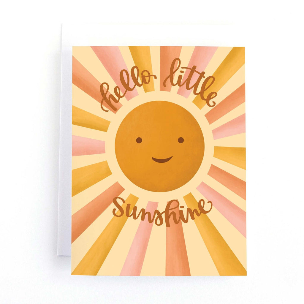 Pedaller Designs New Baby Card | Little Sunshine, Made in the Canada