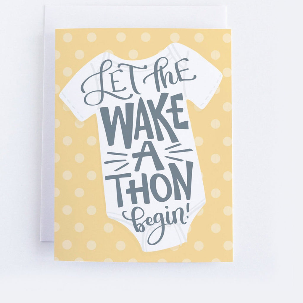 Pedaller Designs New Baby Card | Wake A Thon, Designed in Canada