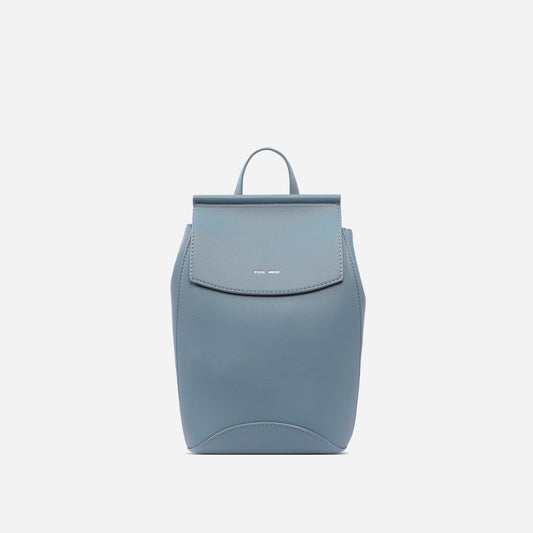 Pixie Mood Kim Mini Backpack | Mineral Blue, Vegan Leather