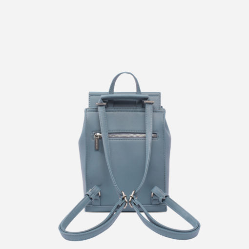 Pixie Mood Kim Mini Backpack | Mineral Blue, Vegan Leather