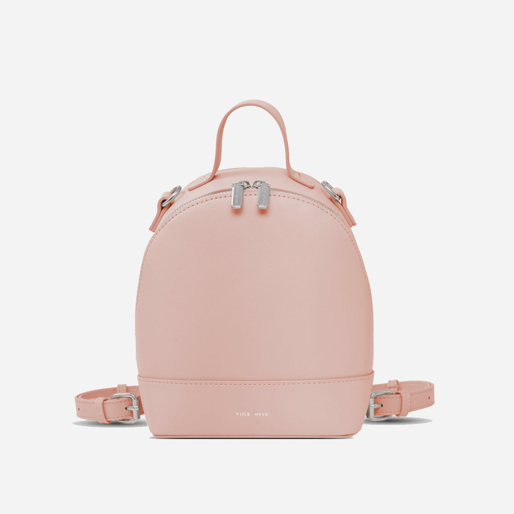 Pixie Mood Cora Backpack Small Misty Rose Vegan Leather