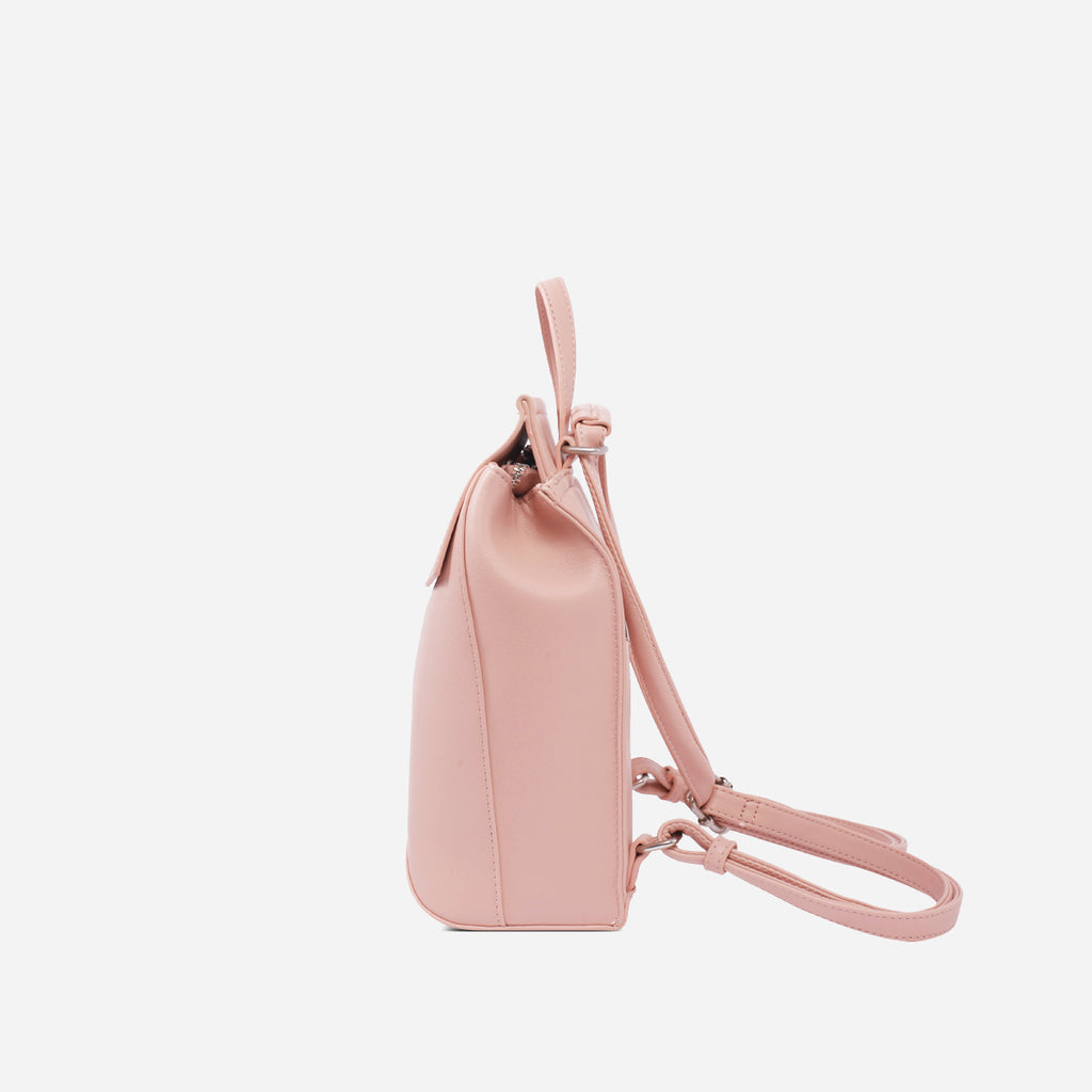 Pixie Mood Kim Mini Backpack Misty Rose Vegan Leather