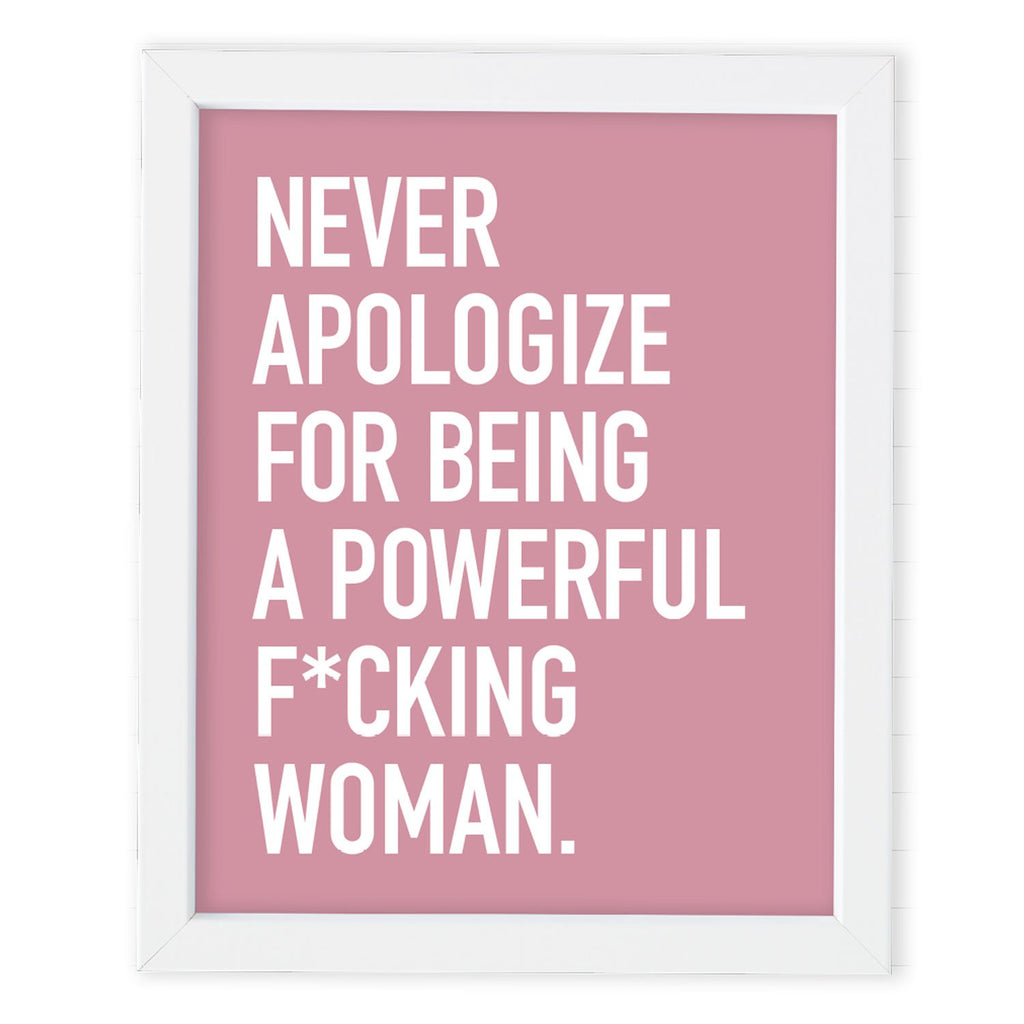 Powerful Woman Art Print by Classy Cards at Twang and Pearl
