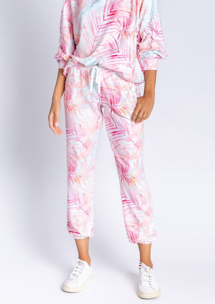 PJ Salvage Peachy Party Tropical Pant Multi | Designed in the USA