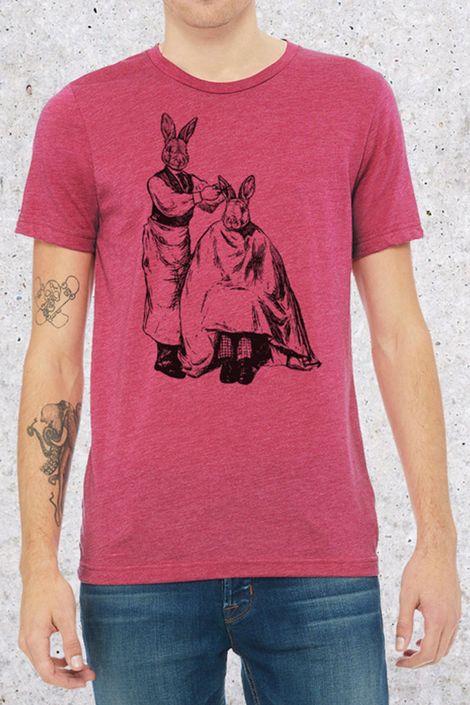 RV Screenprinting Men's T-Shirt Hand Screen Printed | Hare Cut