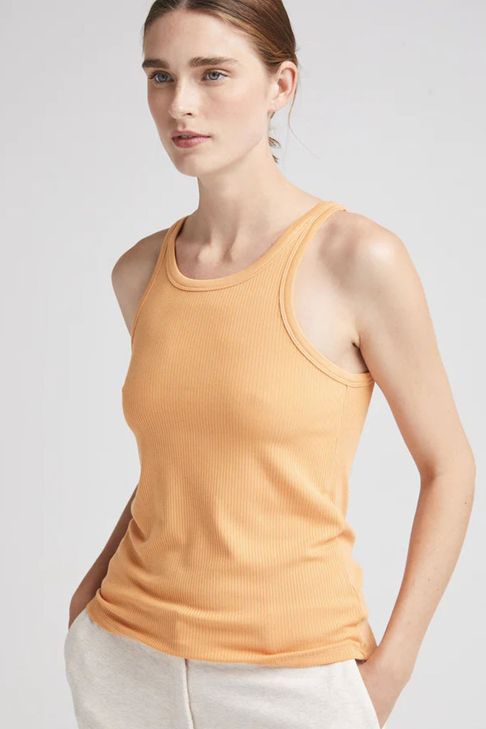 RicherPoorer Rib Tank | Apricot Tan, Ethically Made