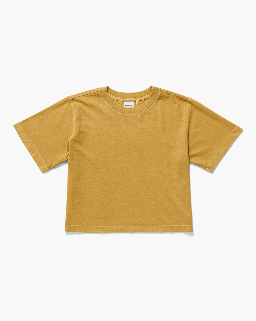 RicherPoorer - Relaxed Crop Tee - Cornbread
