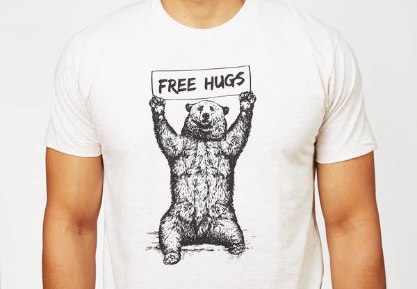 RV Screenprinting Men's T Shirt Hand Screen Printed | Bear Hug
