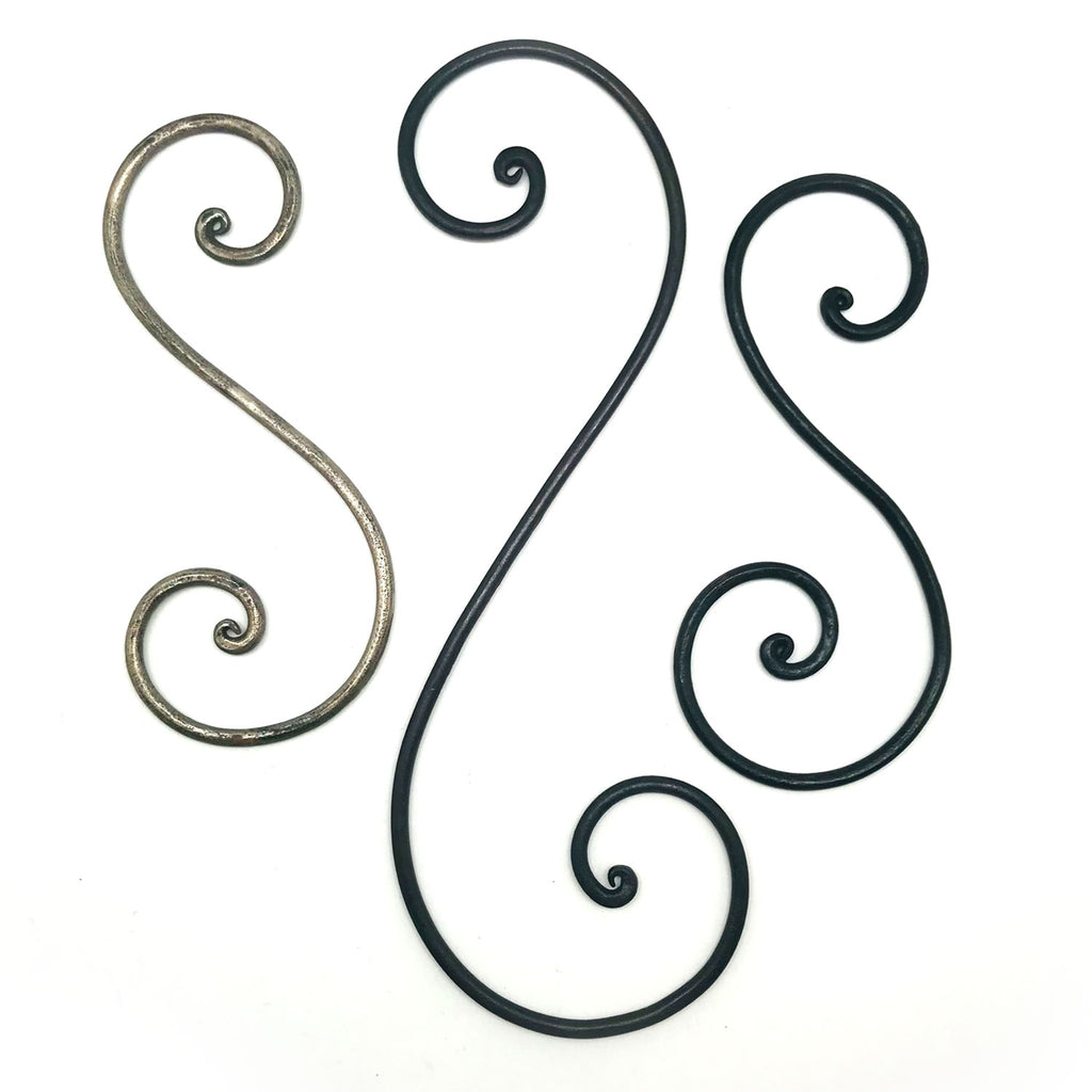 Cast Iron Curly S Hook | Made in India for Twang and Pearl