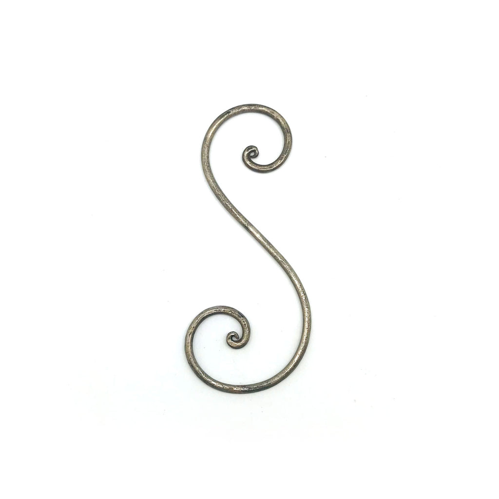 Cast Iron Curly S Hook | Made in India for Twang and Pearl