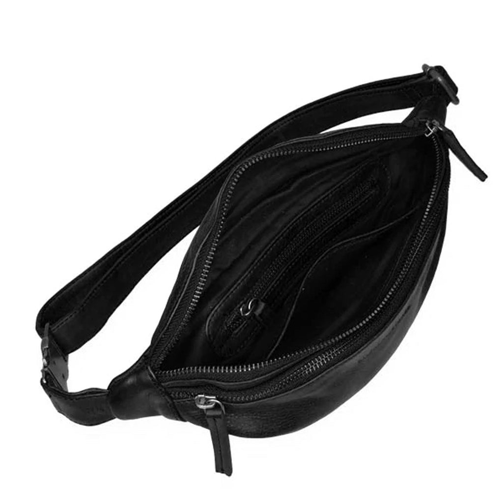 Sticks and Stones Miami Belt Bag | Black, Genuine Leather
