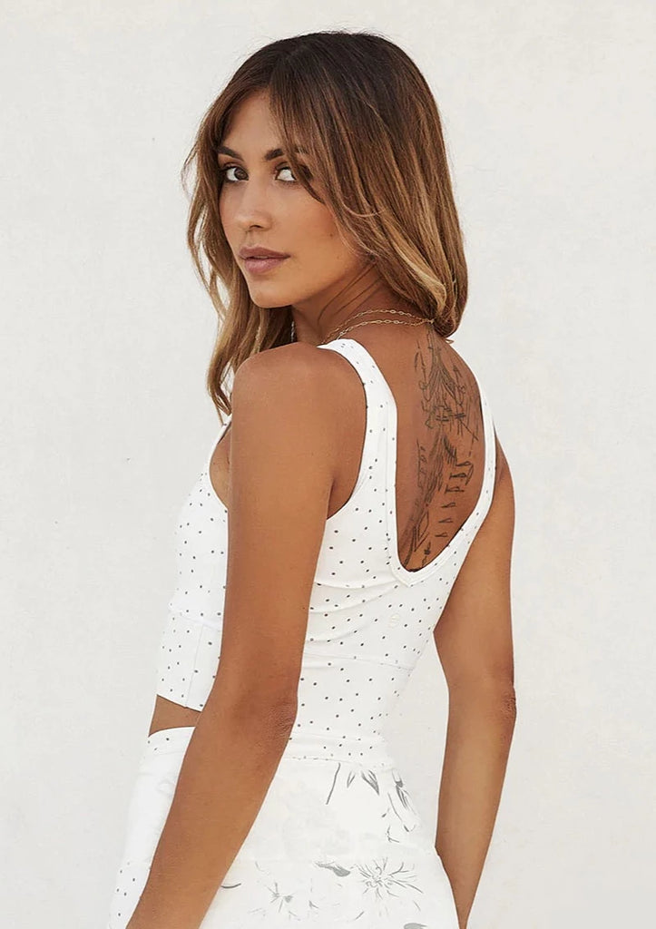 Saltwater Luxe Balance Tank Ivory | Designed in the USA