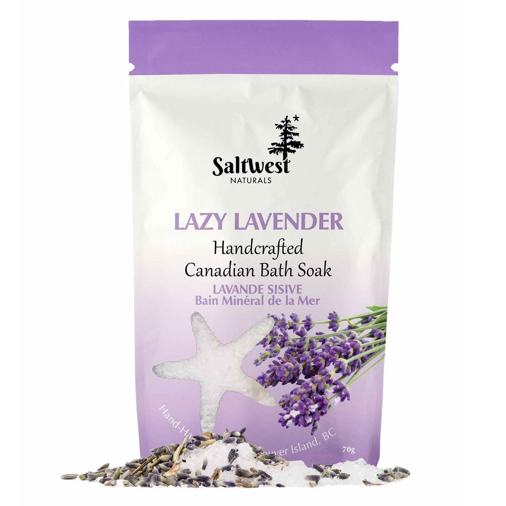 saltwest naturals lavender bath sea salt soak at twang and pearl