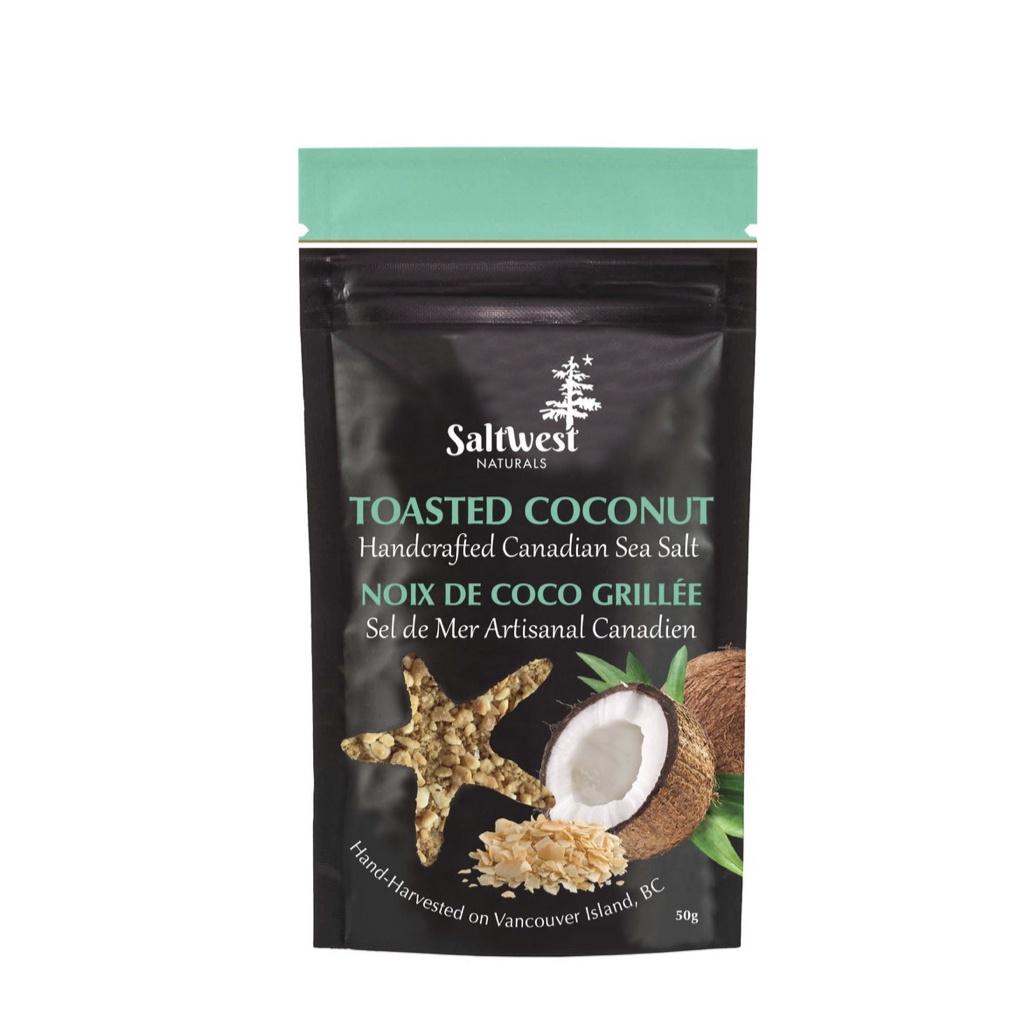 saltwest naturals toasted coconut sea salt at twang and pearl