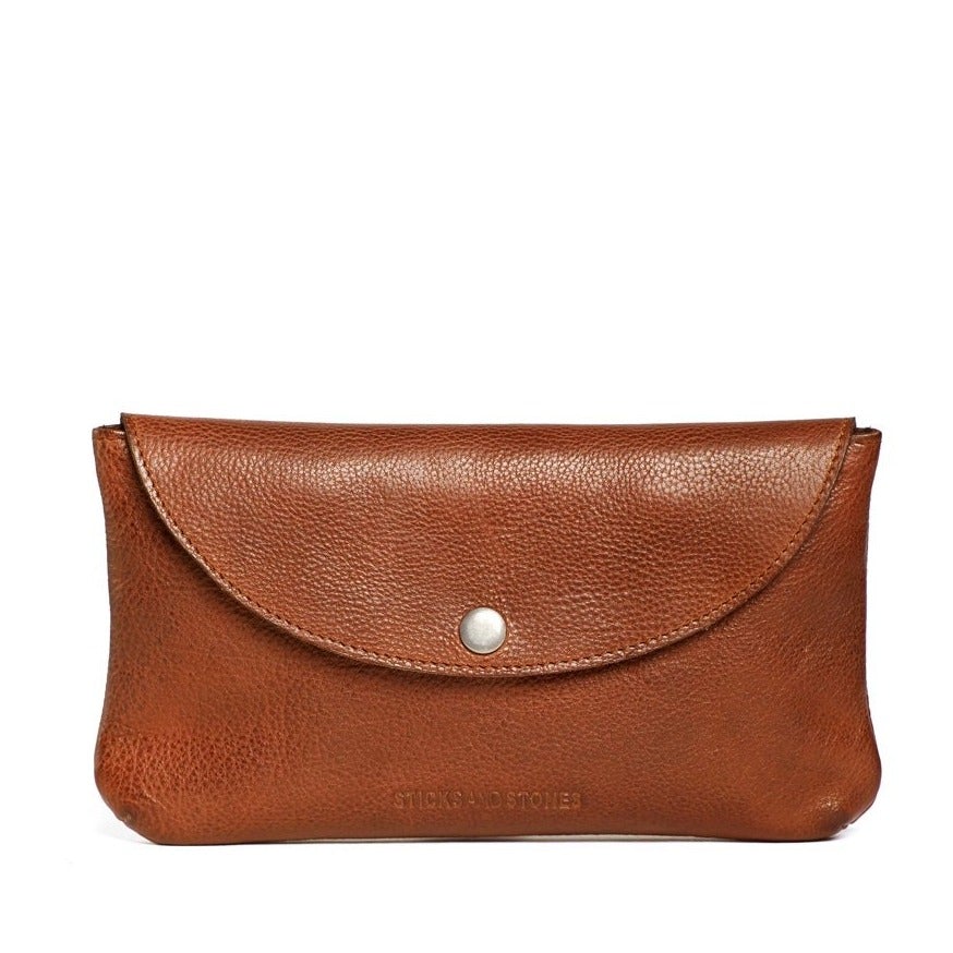 Sticks and Stones - Bruges Leather Wallet - Cognac