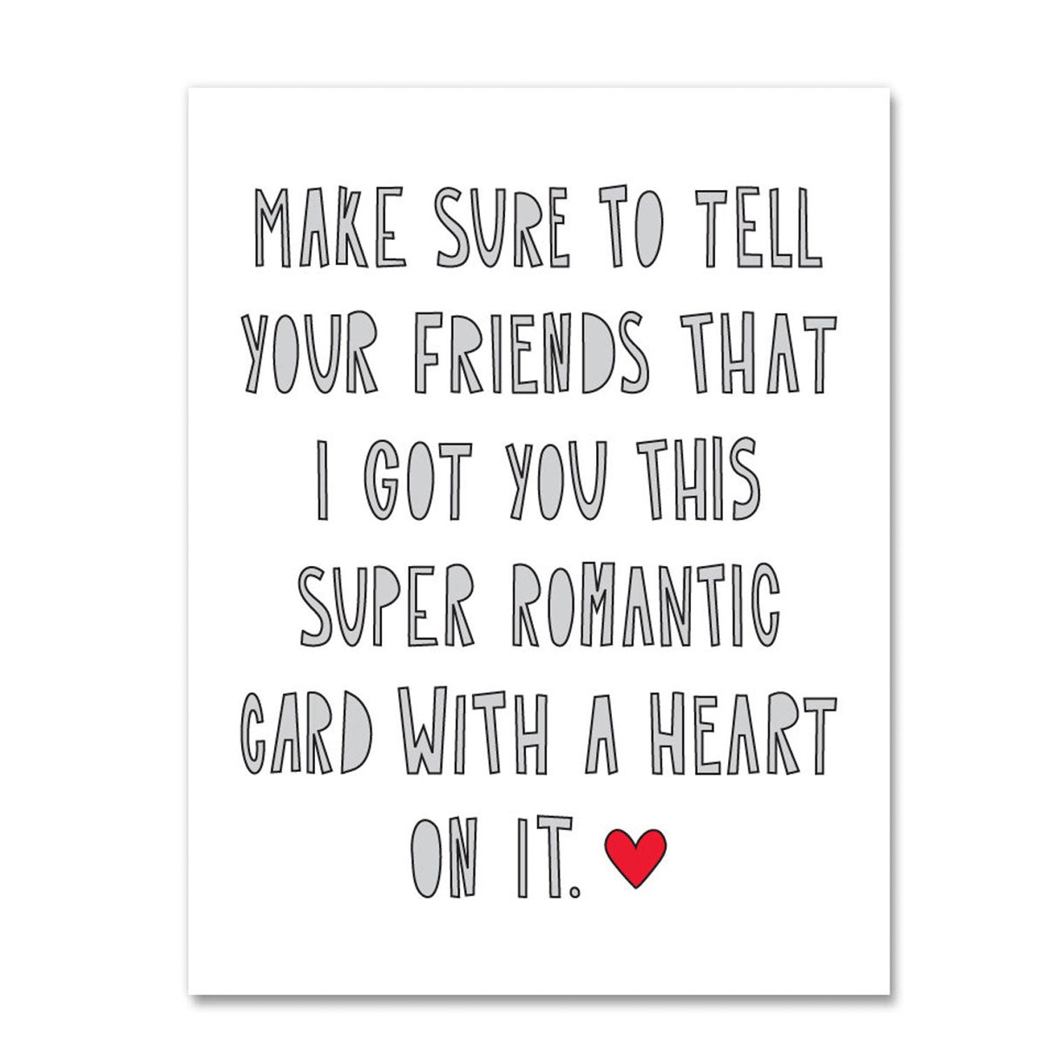 Near Modern Disaster Love Card Super Romantic at Twang and Pearl