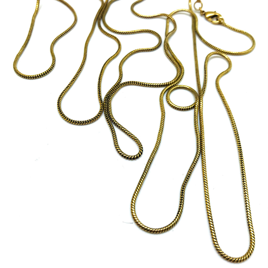 Twang & Pearl Rope Chain | Brass, Made in India