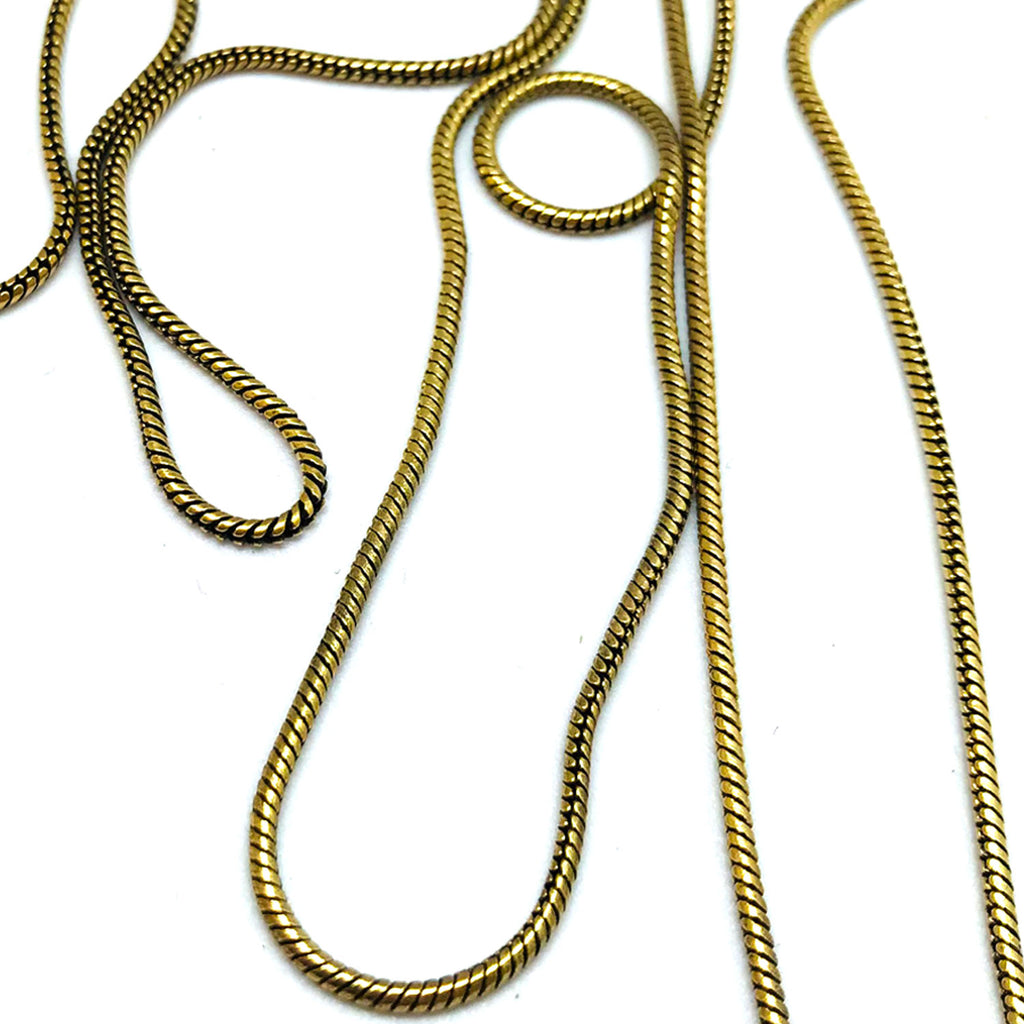 Twang & Pearl Rope Chain | Brass, Made in India