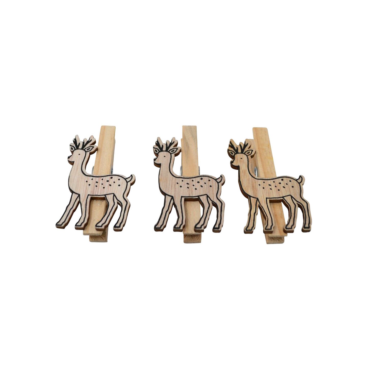 Deer Clip | Wooden