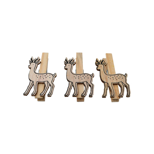 Deer Clip | Wooden