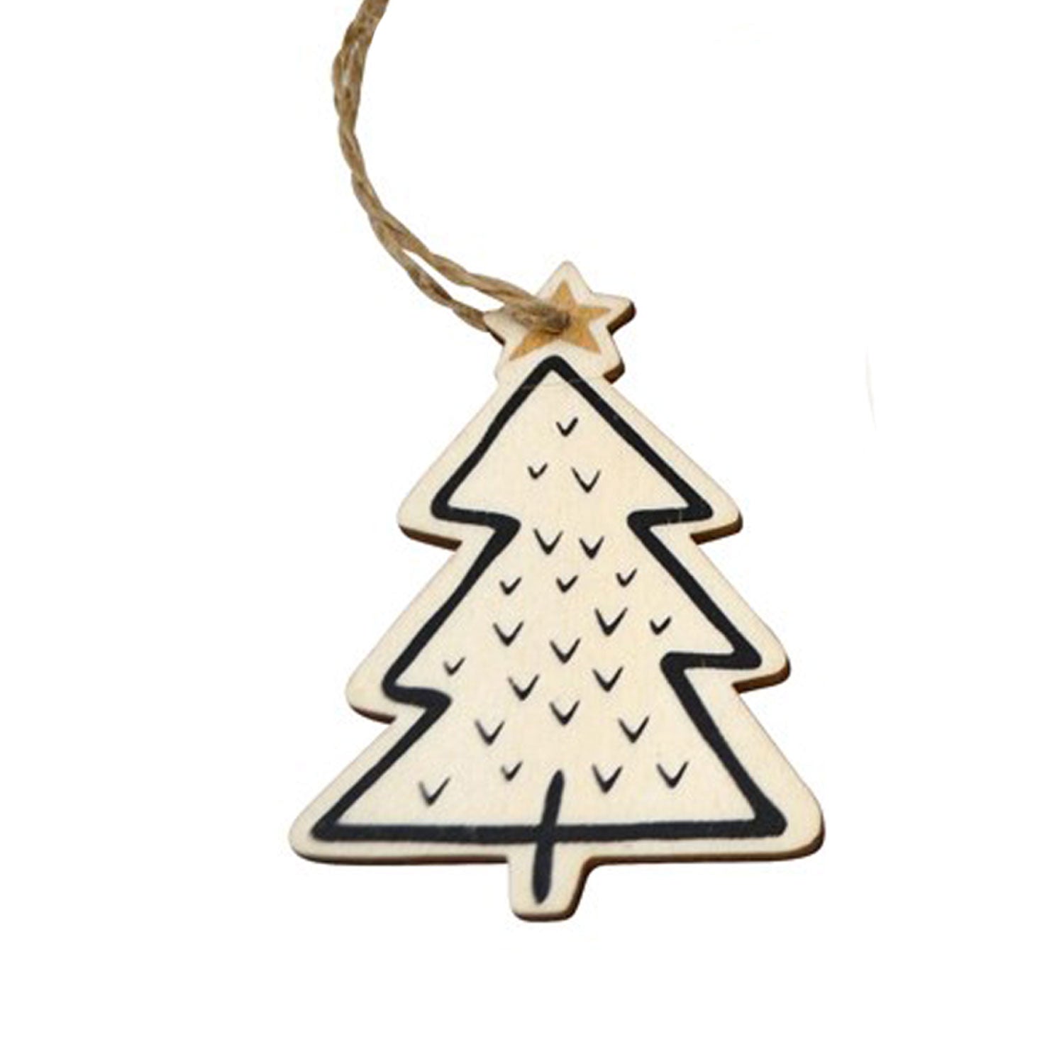 Holiday Village Ornaments | Wooden