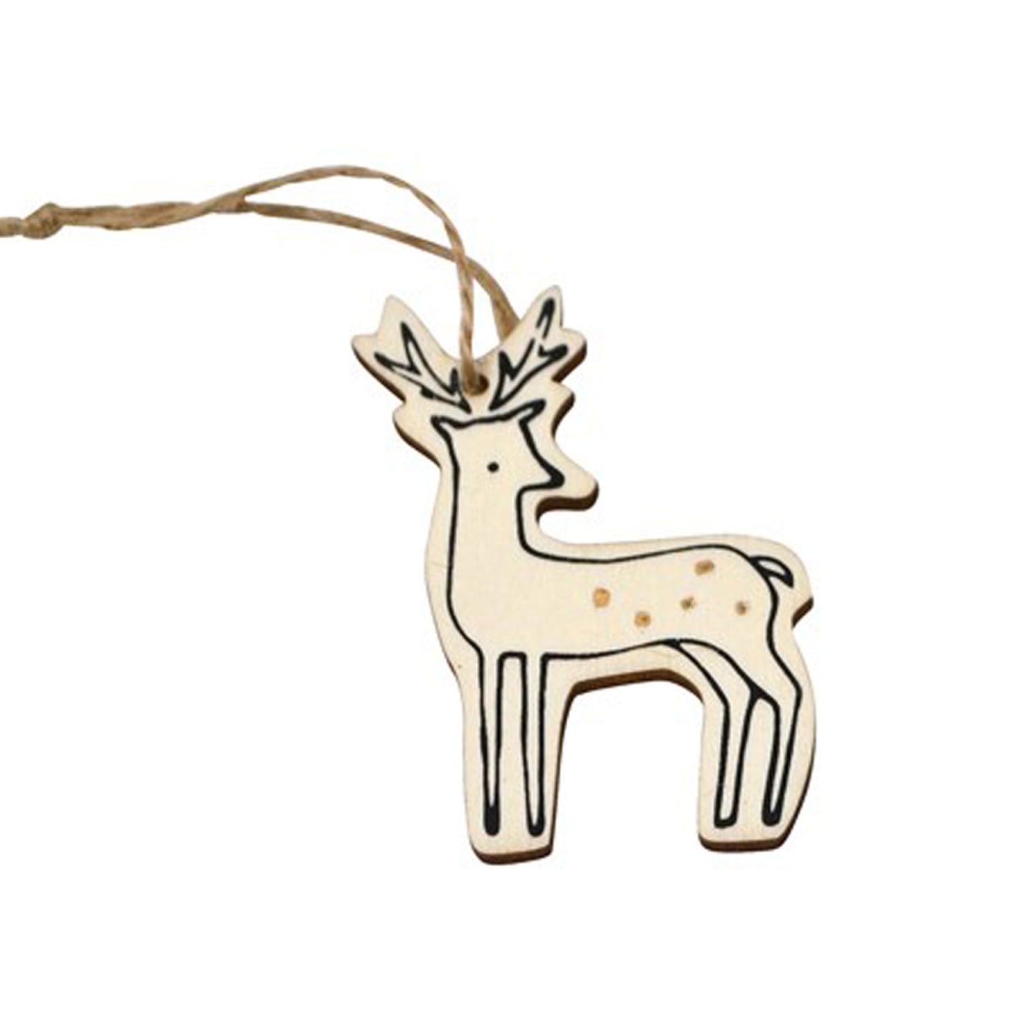 Holiday Village Ornaments | Wooden