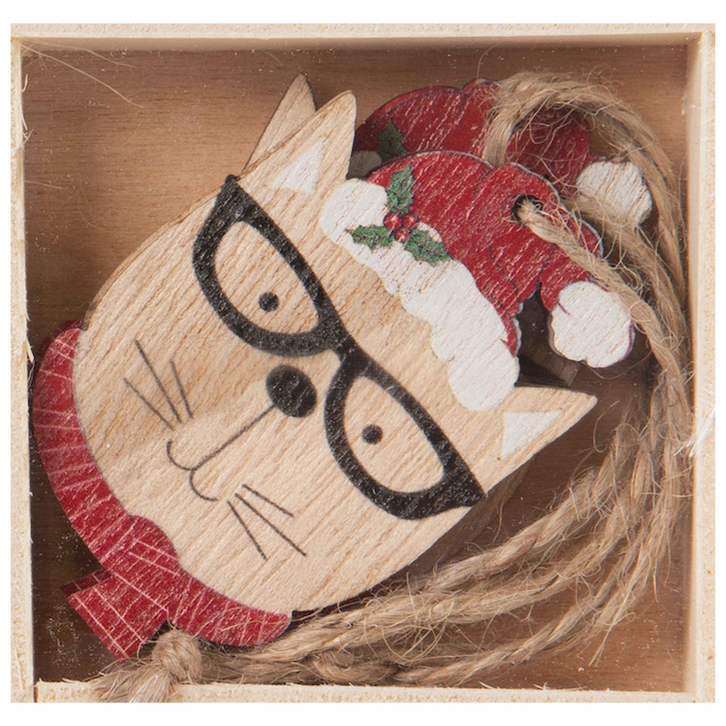 Ornament, Cool Cats | Wooden