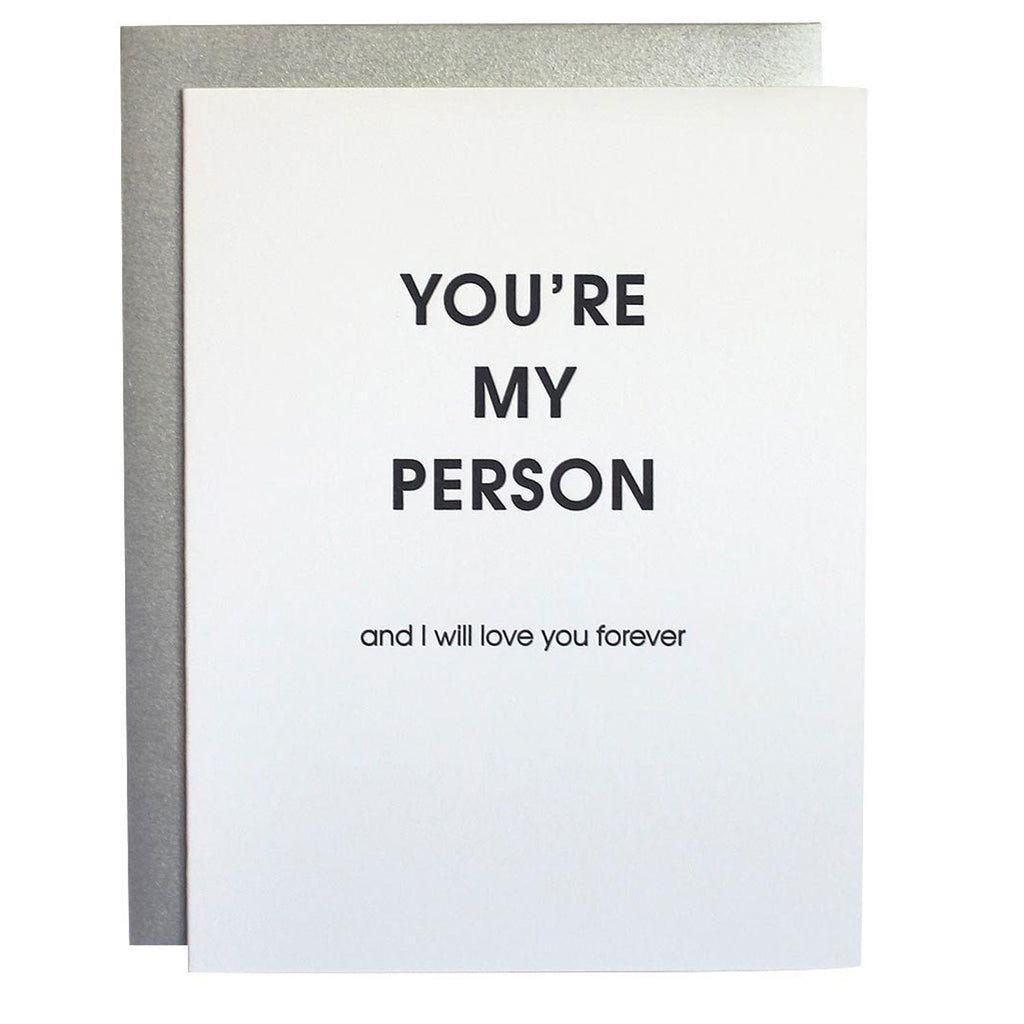 Chez Gagne Love Card | My Person, Blank Inside