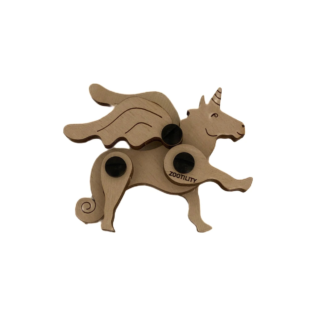 Zootility 3D Puzzle Unicorn | Handmade in the USA