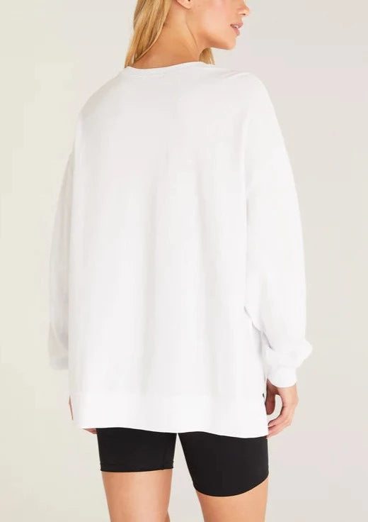 Z Supply Modern Weekender Pullover | White