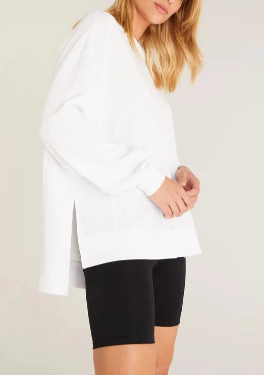 Z Supply Modern Weekender Pullover | White