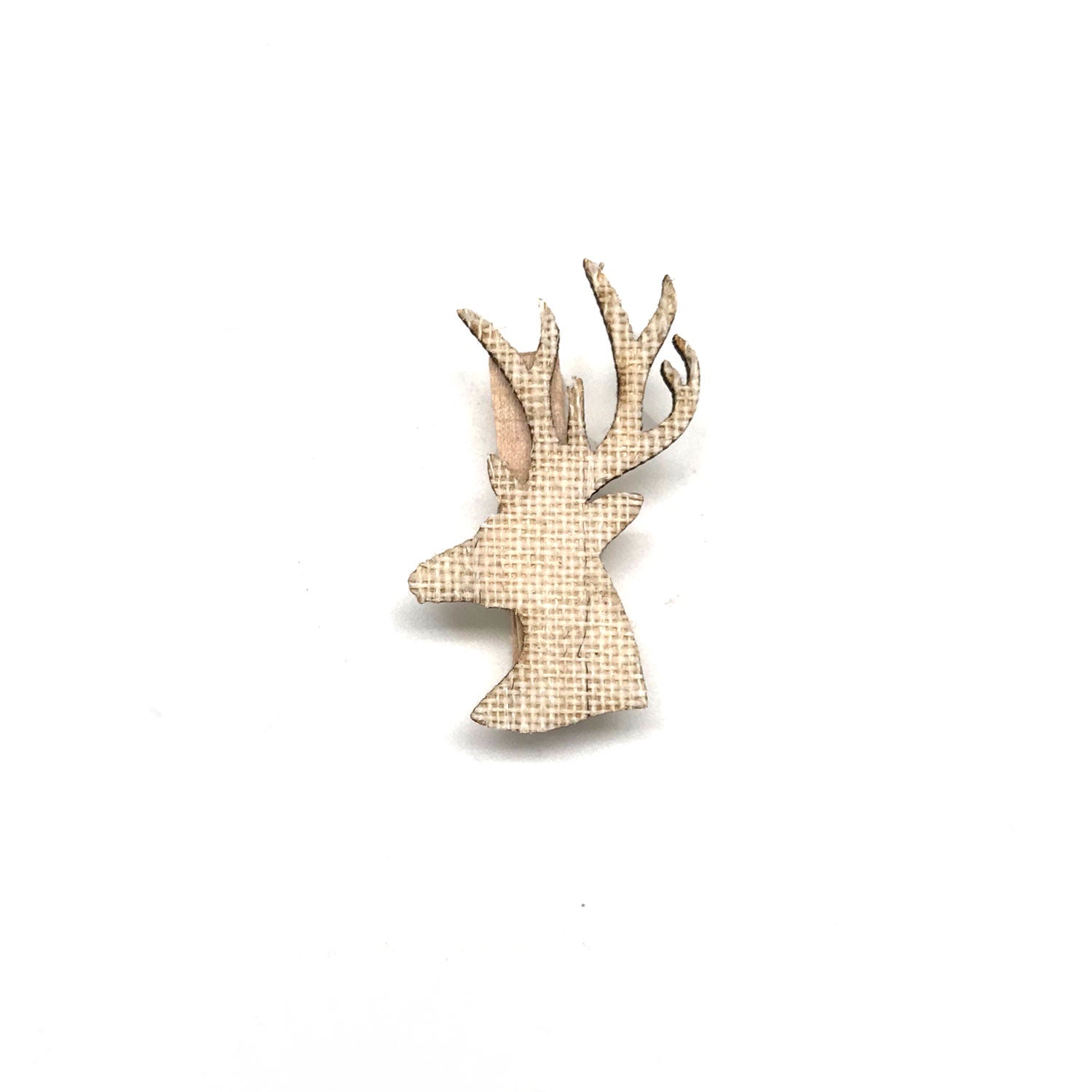 Mini Holiday Deer Clip | Wooden