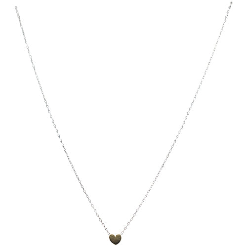 mimi and marge heart necklace gold at twang and pearl