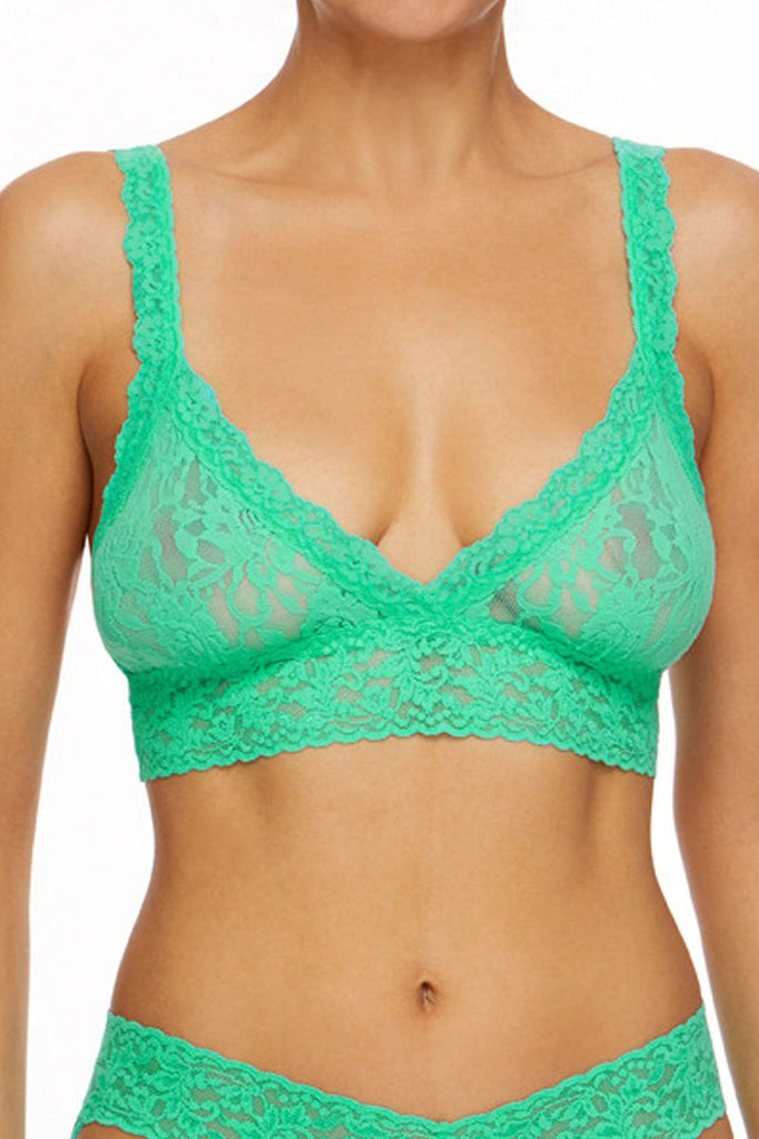 Hanky Panky - Signature Crossover Lace Bralette - Agave Green