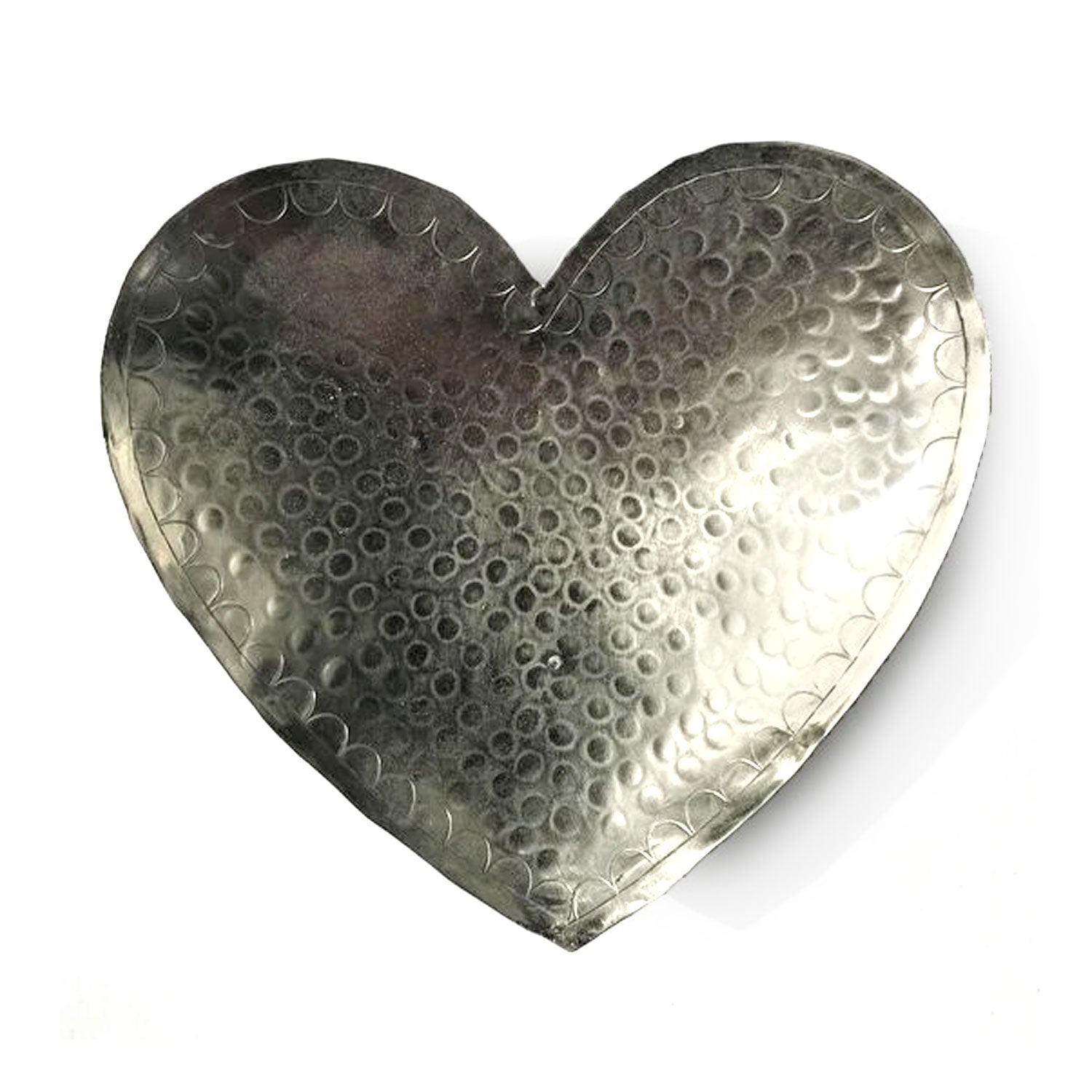 Tin Heart Catch All Decorative Trays