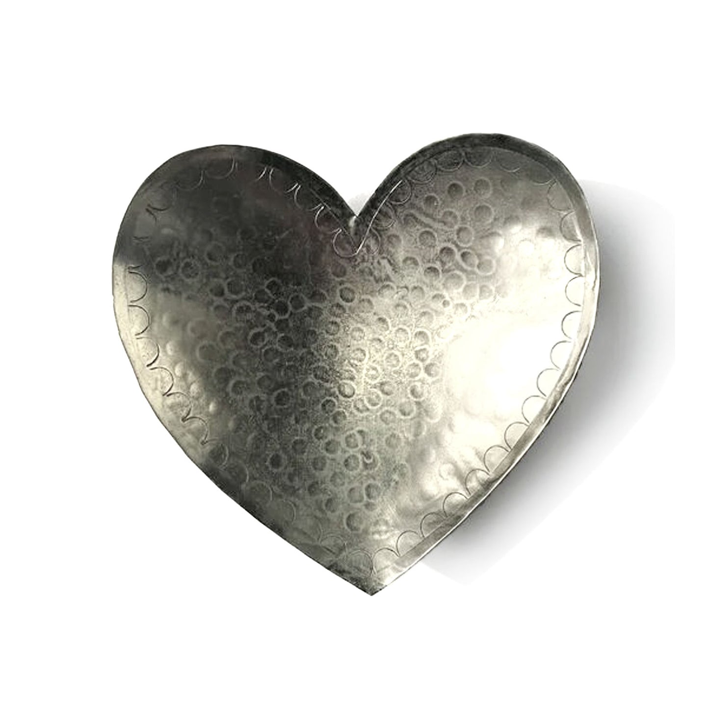 Tin Heart Catch All Decorative Trays