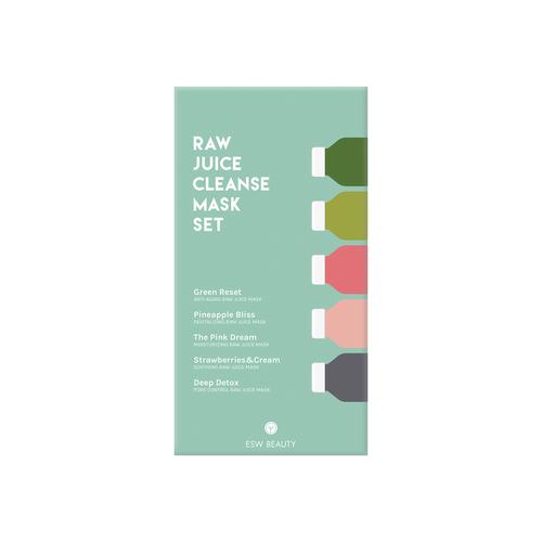 ESW Beauty Raw Juice Face Sheet Masks | Set of 5