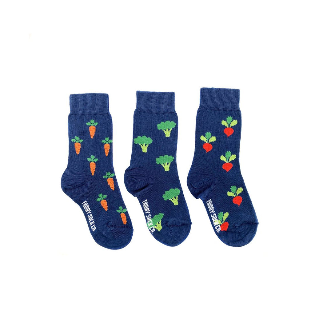 Friday Sock Co. - Kid's Mismatched Socks - Veggies
